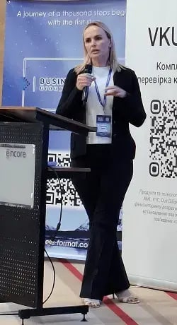 Iryna Temchenko at the COMPLIANCE LEADERSHIP FORUM - 2025