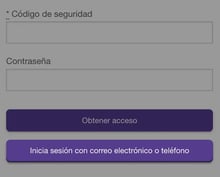El correo electrónico o el teléfono se convierten en la clave de acceso