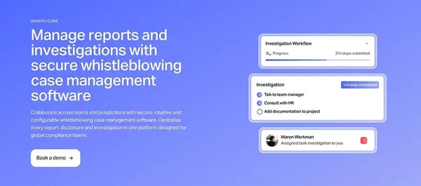 Whispli Website Screenshot