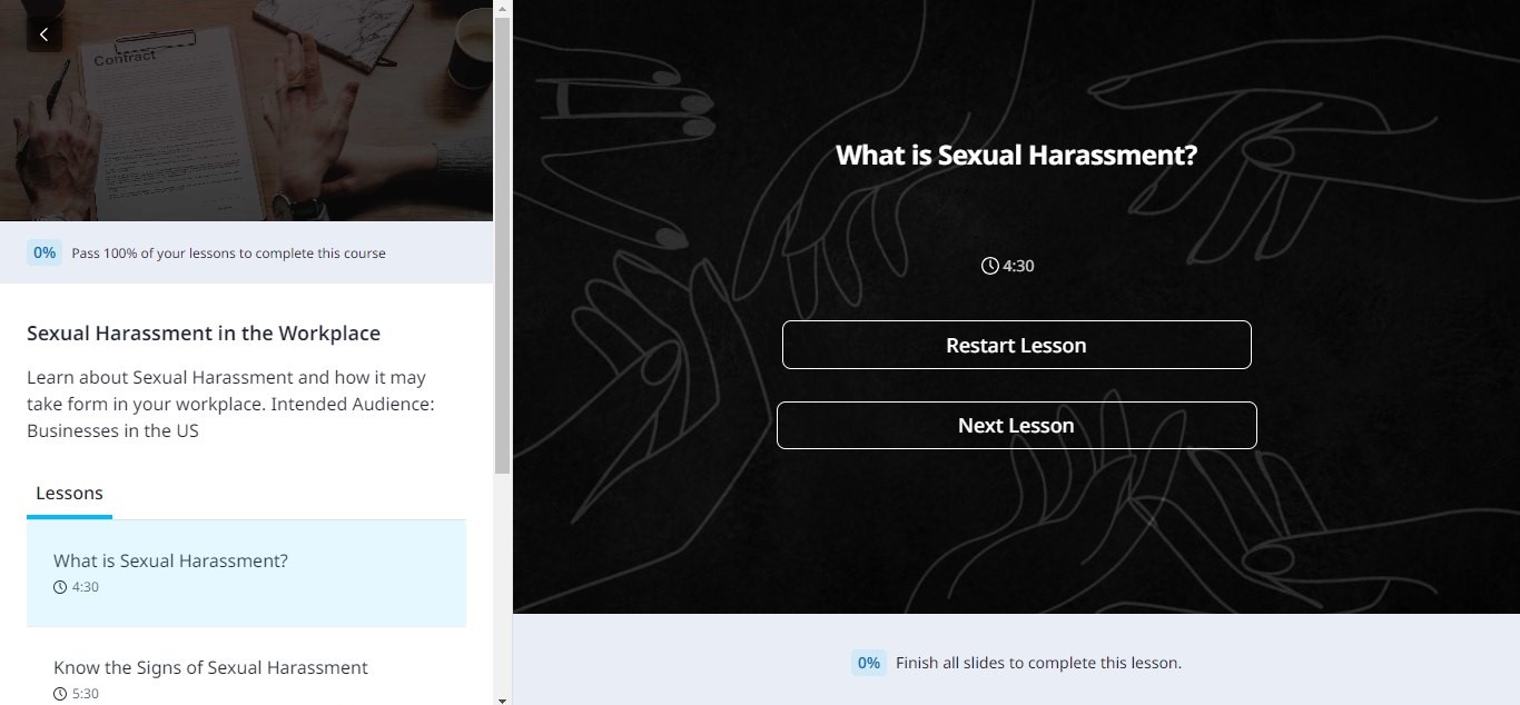 Sexual harassment in the Workplace by EdApp