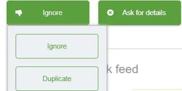 New features: More Options for Ignoring Status