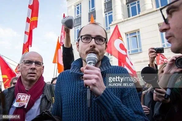 Antoine Deltour with group of people 