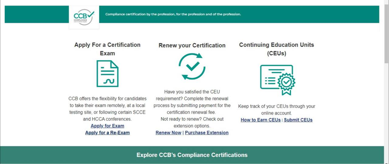 Certified Compliance and Ethics Professional CCEP