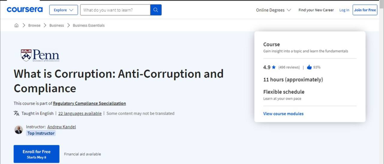 What is Corruption: Anti-Corruption and Compliance