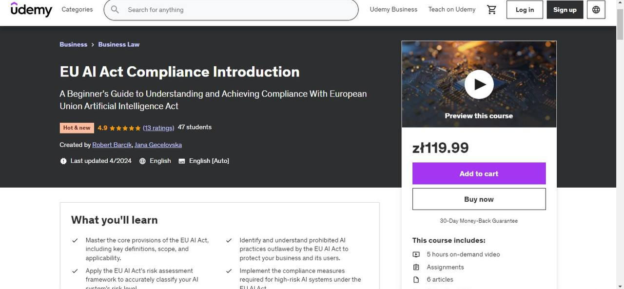 EU AI Act Compliance Introduction