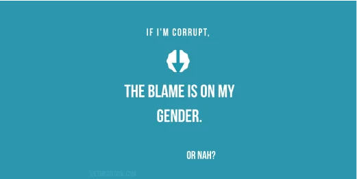 Does corruption have a gender?